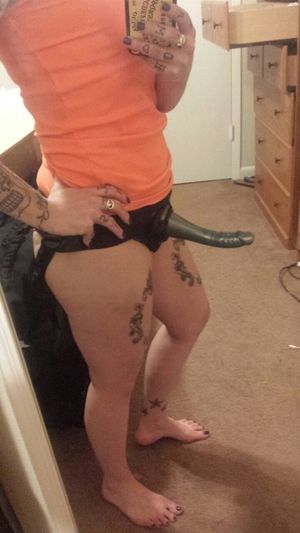 I'll use my strap on