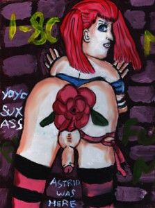Rose bud futanari asshole