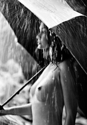 Nude in the Rain