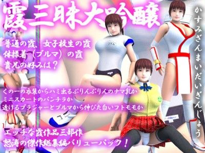 Help me jerking off, Kasumi! Hentai 3D Animation
