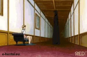 Hentai schoolgirl white panties