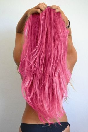 pink hair