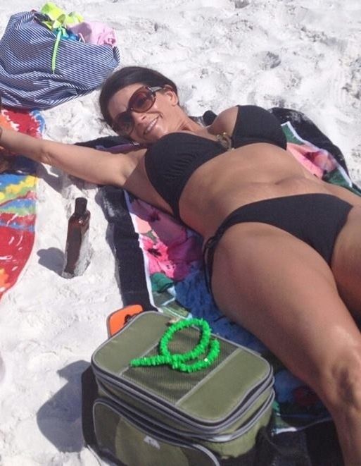 On the beach