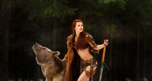 "Merida" by the model Tina Rybakova. Photo by Dasha Kond