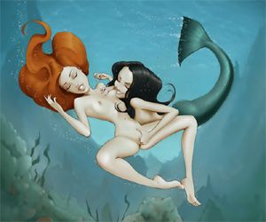 Ariel The Little Mermaid experiments w/ lesbianism