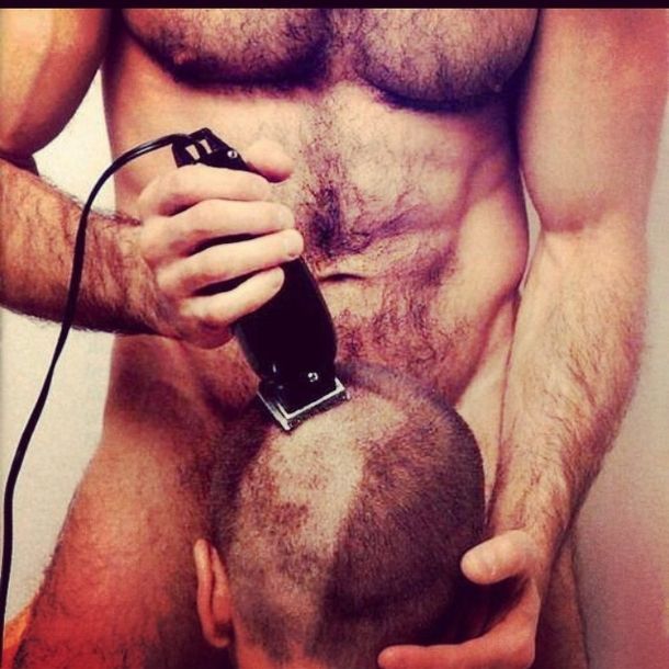 Getting a haircut