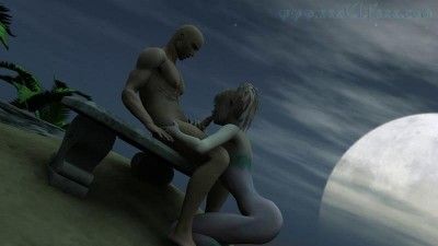 Elven hot blowjob 3d 2