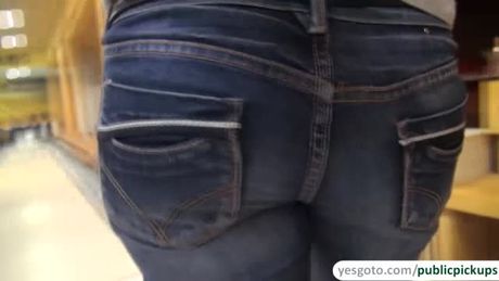 Super hot blonde shows her magic touch in this great fucking session as she gets paid to suck a cock and get fucked in public