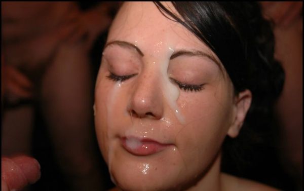 CUM FACED TEEN