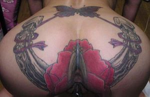 Gothic girl with tattoo #75