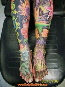 Gothic girl with tattoo #78