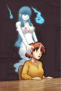 Futanari ghost fucks girls brains