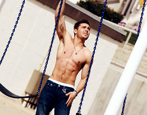 Zach Efron's play ground photoshoot makes us feel hot source