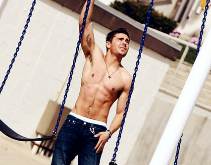 Zach Efron's play ground photoshoot makes us feel hot source