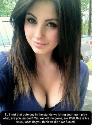 Wow look at this attractive girlfriend! What a cute selfshot!