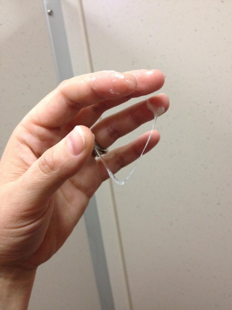 wet fingers