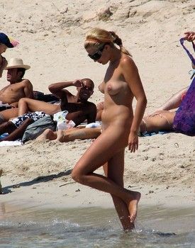 Nudists doing things naked #1