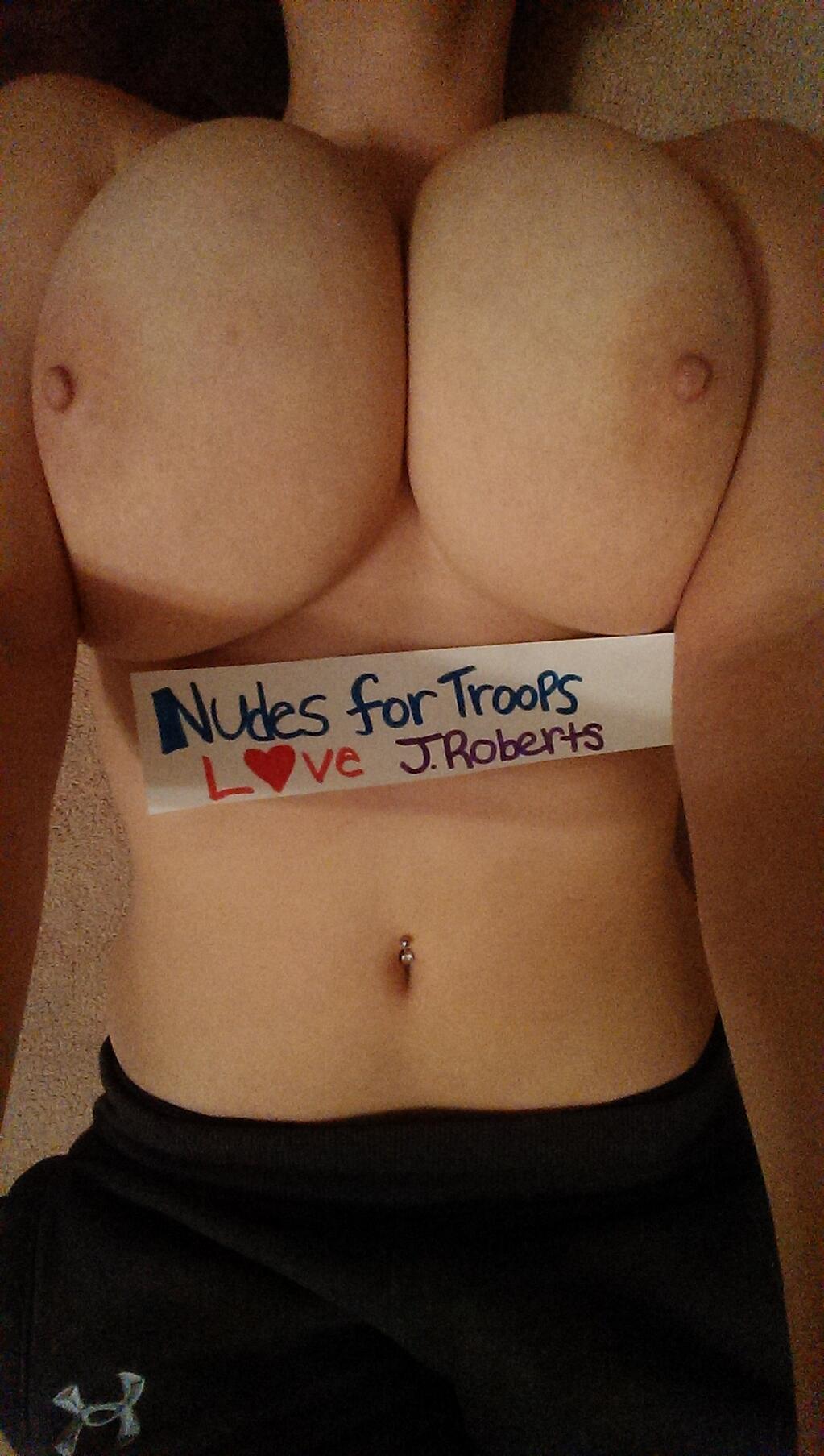 Jessica Roberts via Reality Kings Supports the Troops!
