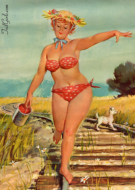Curves in all the right places. Classic pinup