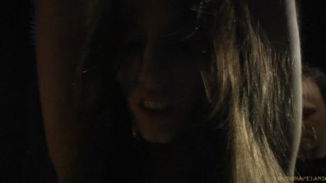 In sexy red lingerie,Tina Blade is a perfect toy for a sensitive bdsm game