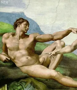 la erección de Adán