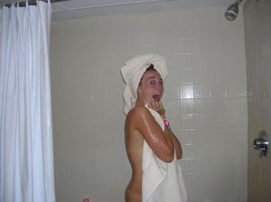 Shameless amateurs at shower and locker room #13
