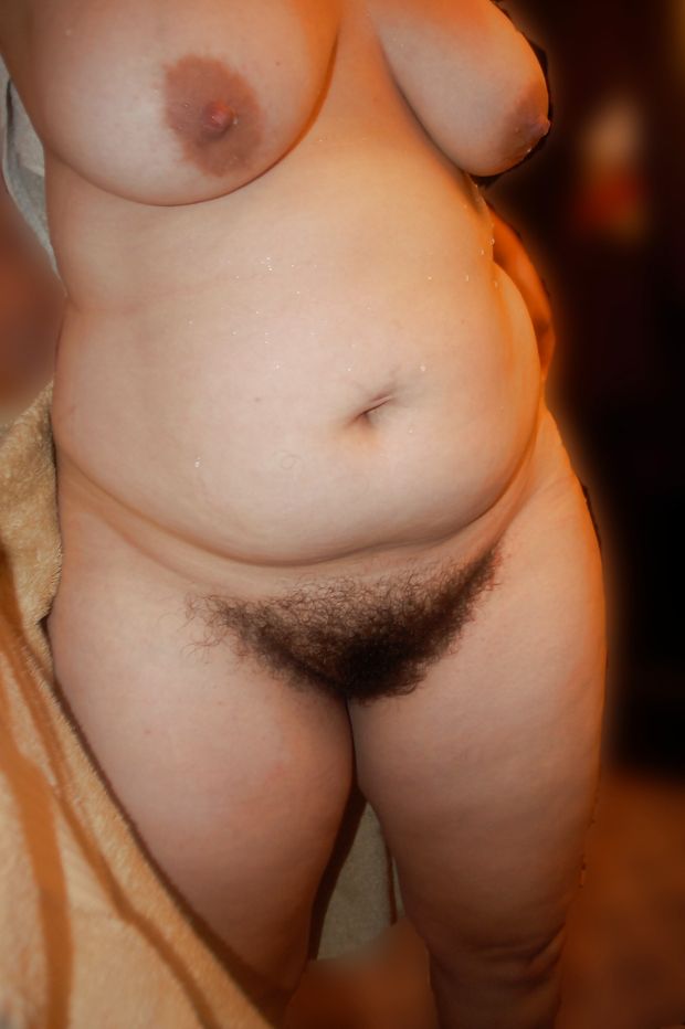 Boobs, belly, bush