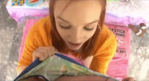 Dick Smacking Red Head in the Face