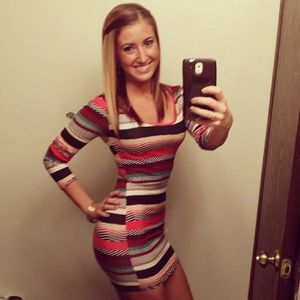 Hot Girl in a Clever Tight Dress