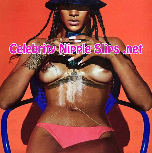Rihanna Topless Titties in Lui Magazine