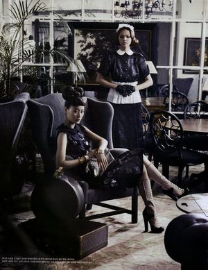 Eyes Wide Shut - Vogue Korea August 2011