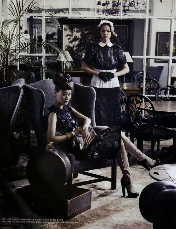 Eyes Wide Shut - Vogue Korea August 2011