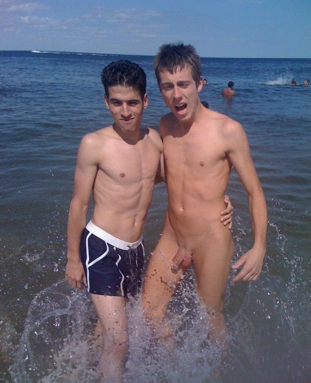 mates in the surf