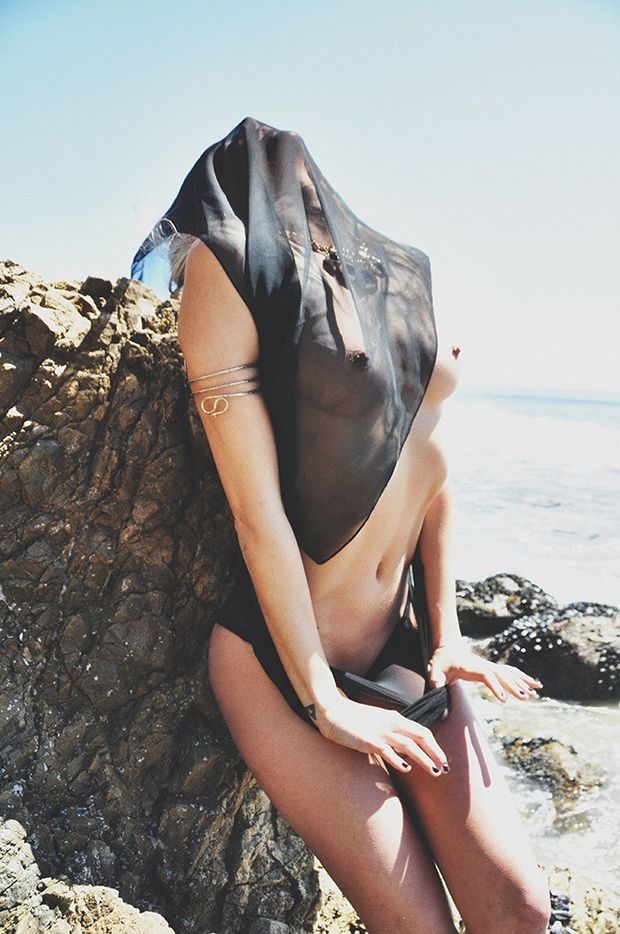 Heather Carr (AKA ninjaagentx) In Lace On The Beach