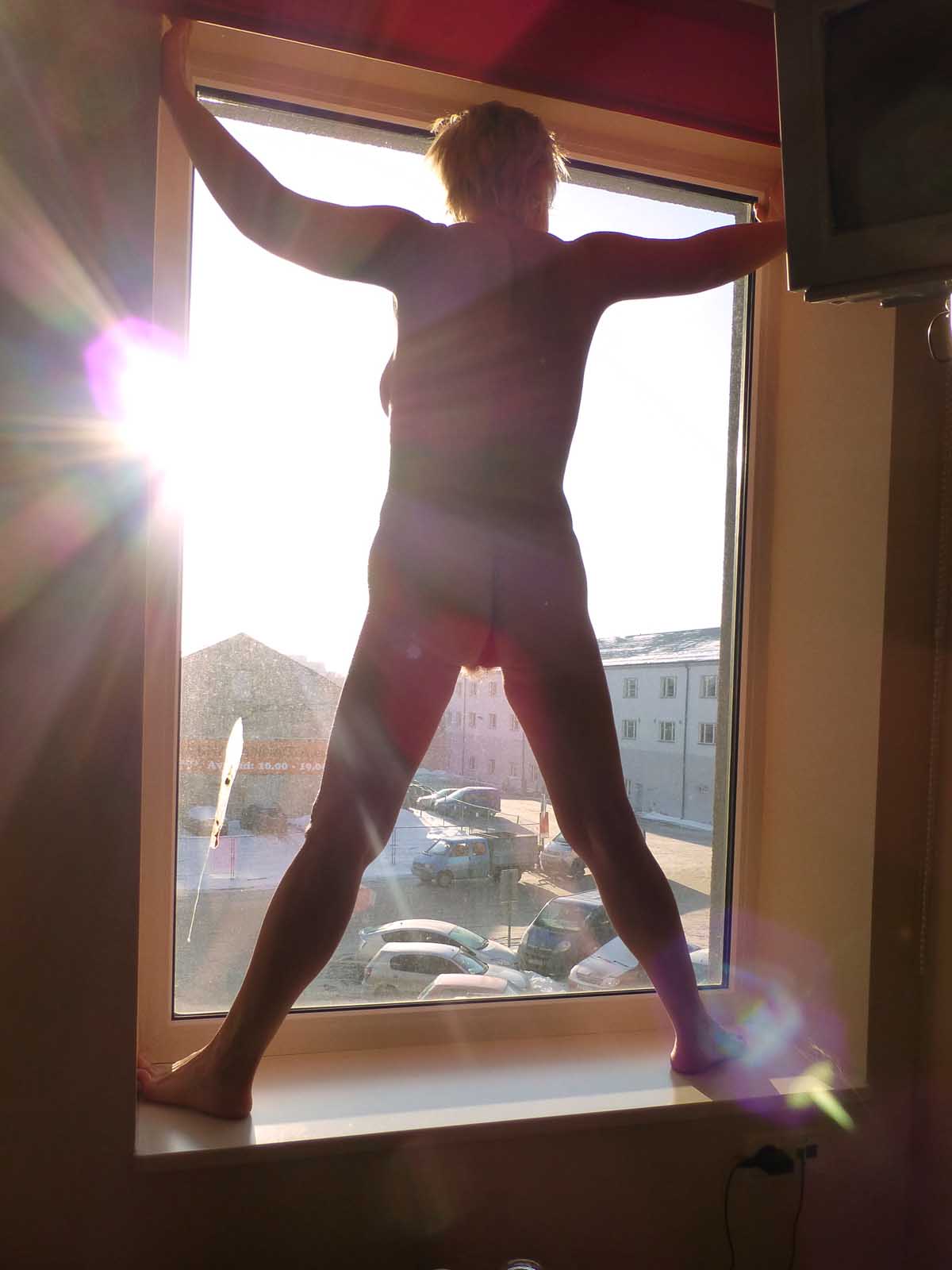 Exhibiting Through a Hotel Window
