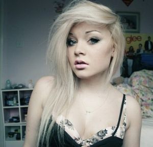 Cute Emo blondie