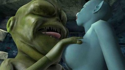 Catgirl vs the Dreen Alien 3D HD