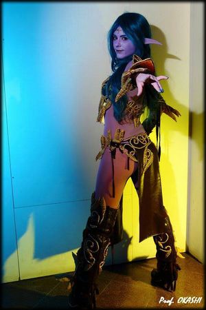 cosplayhotties: Night elf_1_Japan Expo_2012 by ladymisterya