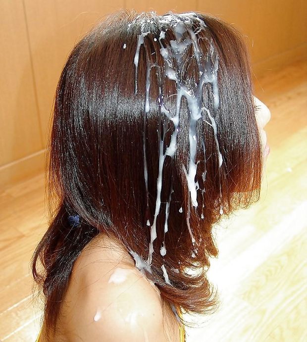 Cum on hair