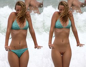 Photoshop bikini pussy