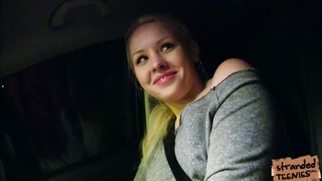 Busty teen Lola Taylor gets dumped by her boyfriend. She gets rescued by a stranger. The driver teases her and Lola heats up.