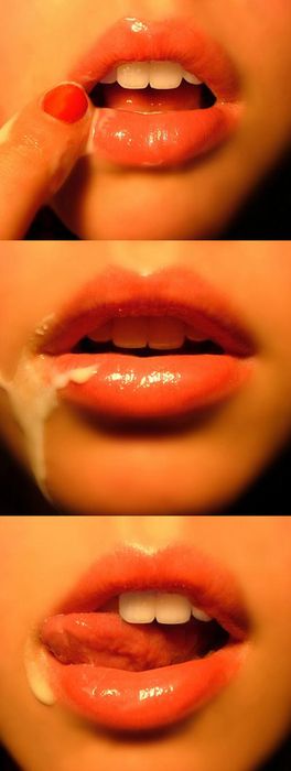 glossy lips