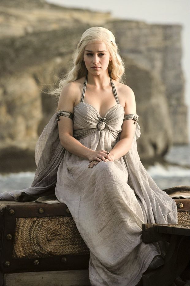 Emilia Clarke as Daenerys Targaryen in Game of Thrones
