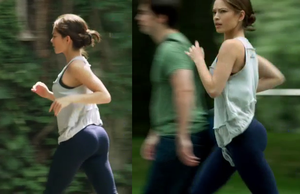 kristen kreuk jogging