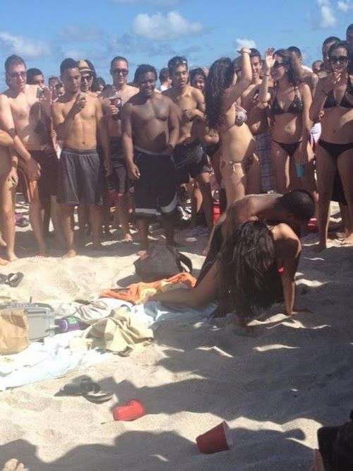 Getting bbc right on the beach