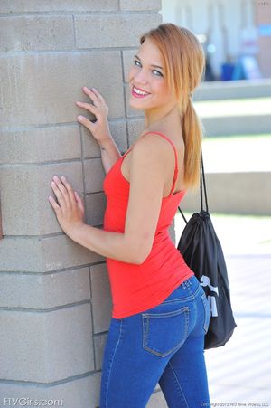 Beautiful Redhead with a nice ass