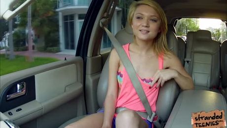 Stray teen Dakota Skye needs caress. A kind driver fetches her then Dakota becomes horny as she flaunts her perky tits.