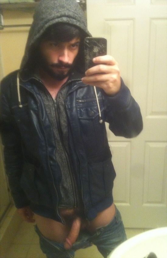 Hot bearded guy with your iPhone!