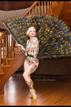Model:Doris Night of Foul Play Cabaret| Photographer: Sean Lindsey Photography | Delicious Dolls Magazine - Facebook