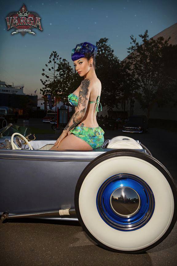 Model:Ladee Danger | Photographer: Varga Photography | Hot Rod Pin-up - Facebook